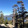 A view of BB Lake from just below Gray's Peak