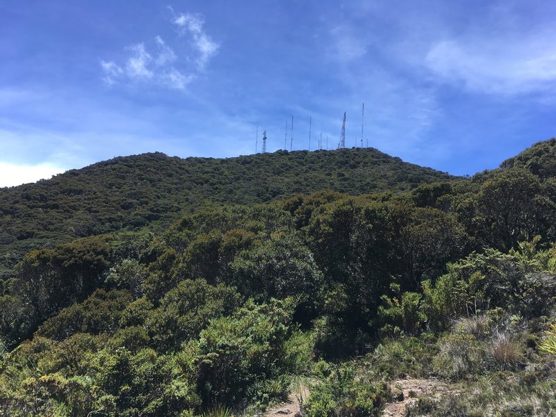 View of the cerro from below