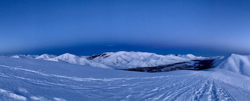 hiked Carbonate to see the sun set.. lost a yak trak.. went back up and found this :) - and my yak trak!!! (that I lost on the way down!.. both of them)  (3/14/19)