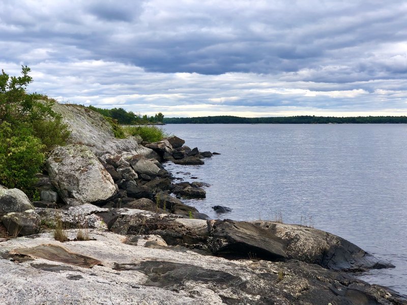 Looking north on Kabetogama lake.