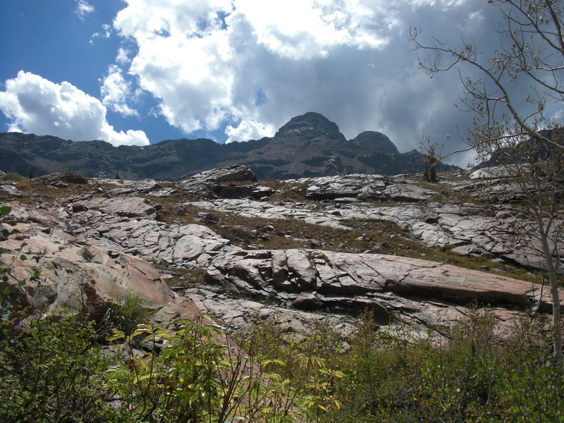 The hike up to Lake Blanche