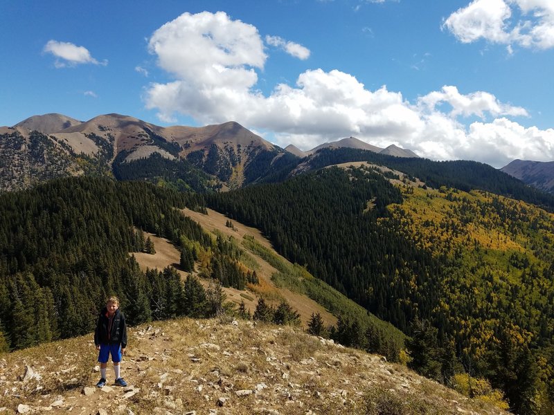 Looking south into the La Sal Mountains