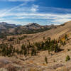 View from the boundary between Stanislaus National Forest and Humboldt-Toiyabe National Forest