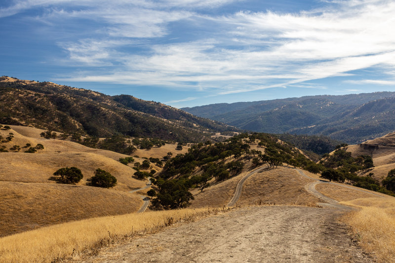 Looking west from the Cedar Creek Trail