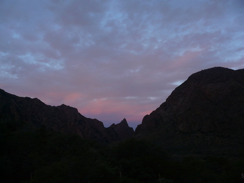 Window View Sunset