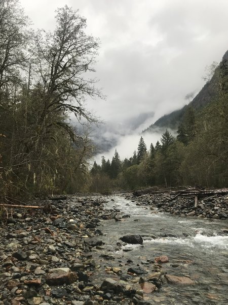 Baker River trail terminus