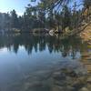 Secret Lake in the fall.