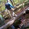 Bridge on the way up of Mount Ampersand Trail