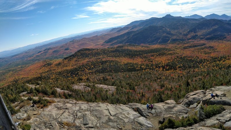 View from firetower, on top of Hurricane Mountain