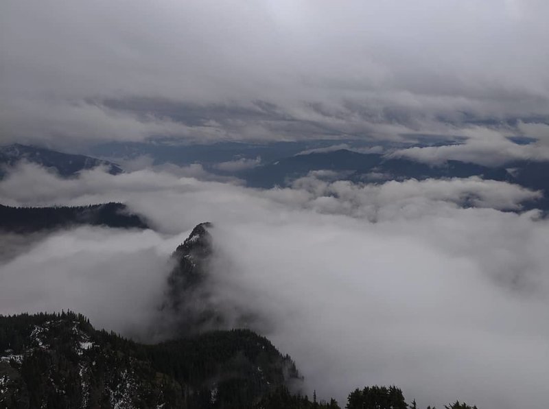 Top of Snoqualmie Mountain.