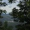 View, looking down at the Outlet Mall in Blowing Rock.