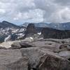 Chimney Rock from the saddle of the trail