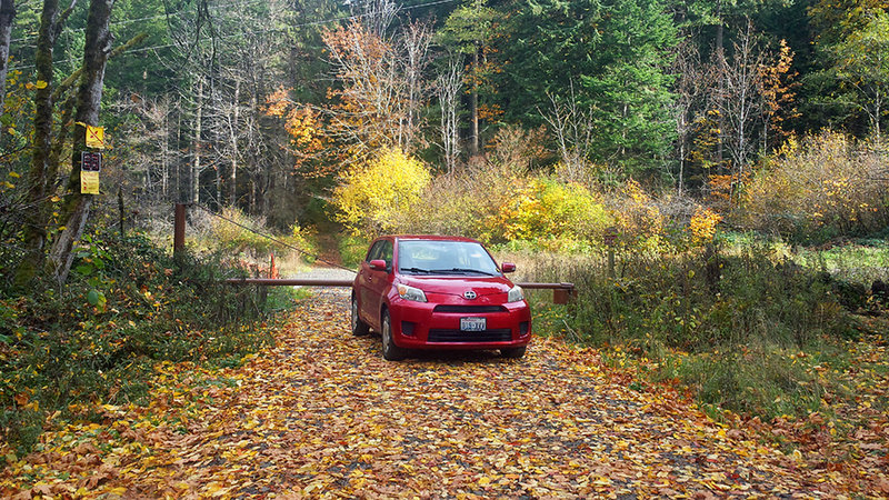 Parking at end of Dry Creek Service Road