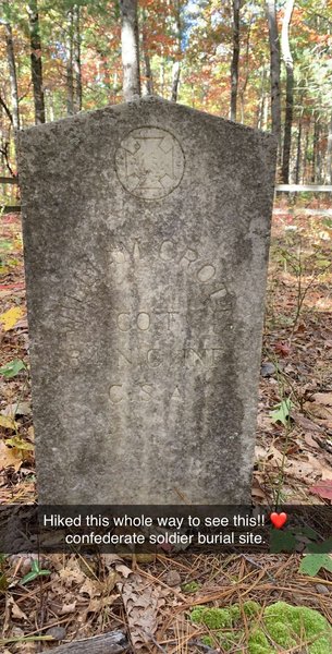 Crotts Cemetery at south mountains state park