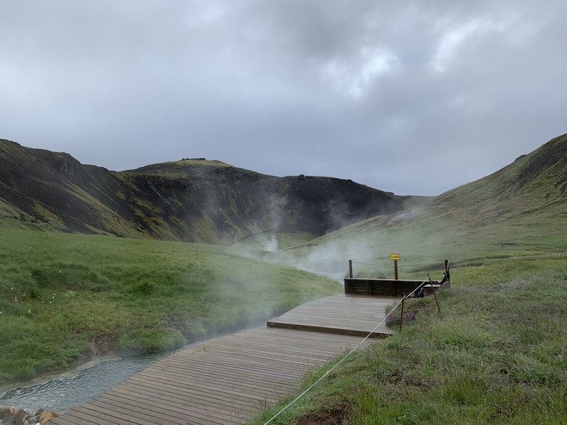 Geothermal River At The Trail's End