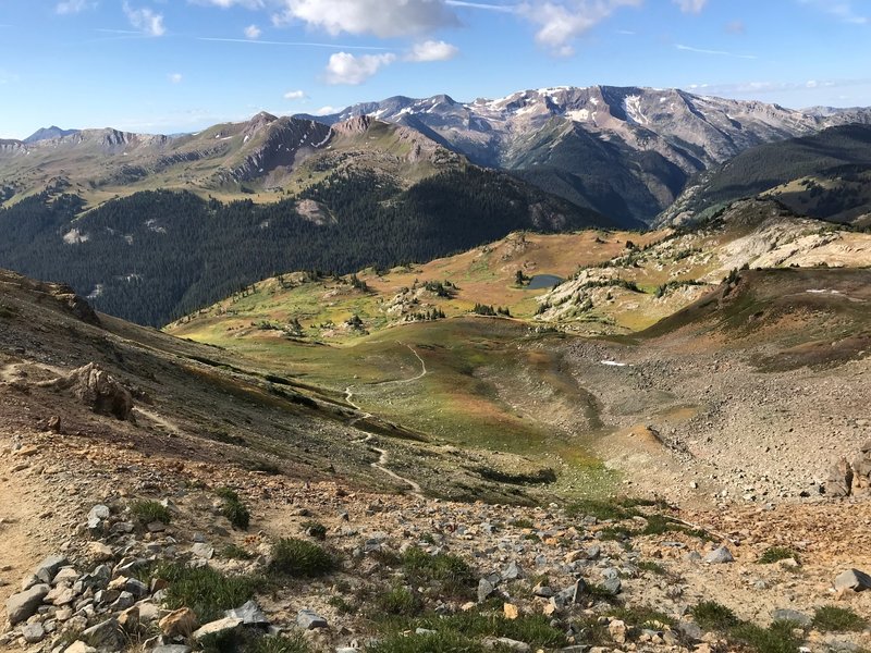 on top of the trail rider pass