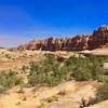 View of Elephant Canyon just after crossing over the ladders from Squaw Canyon