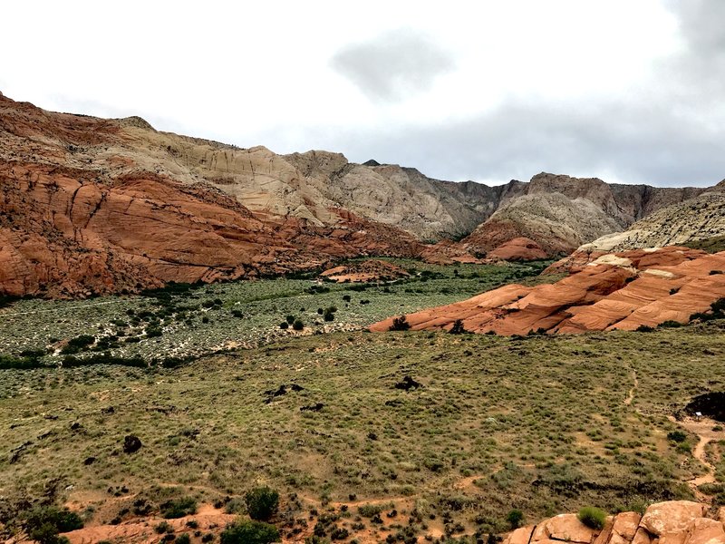 View to the North from the overlook spur.