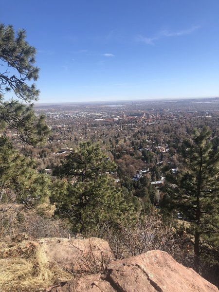 Gorgeous lookout from Flagstaff Mountain