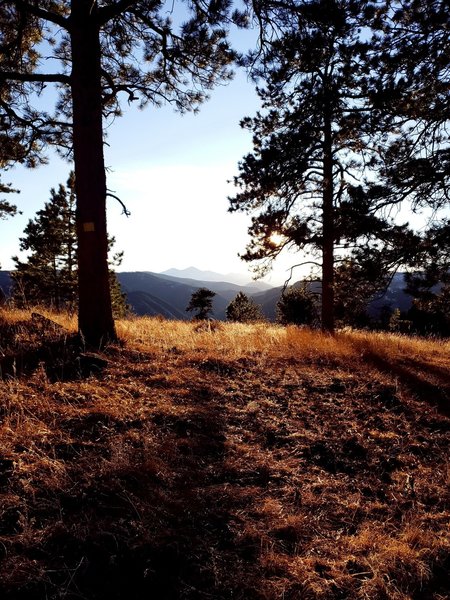 Sunset on a Saturday. Palisade Mountain, near Drake