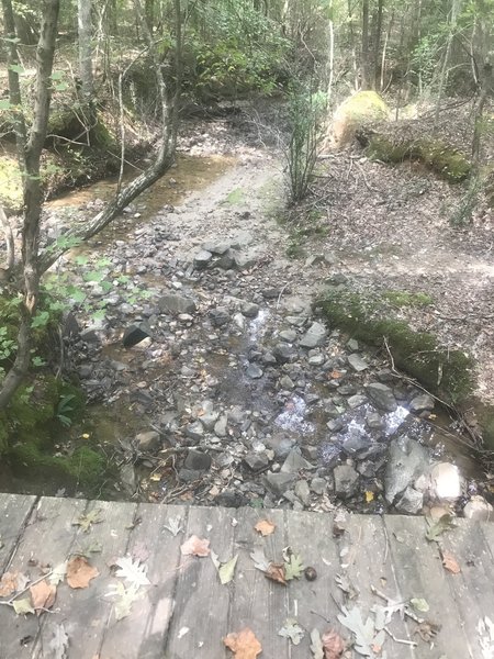 Creek view from bridge.