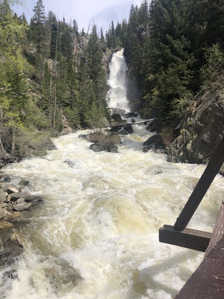 Early June after a snowy winter. Rushing waters.