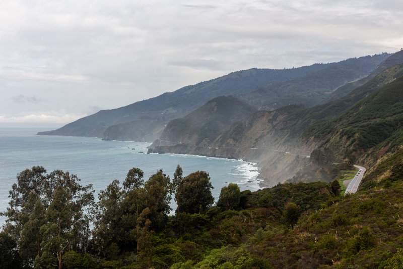 Cliffs along the Pacific Coast