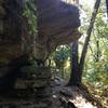 A rock wall near balanced rock.