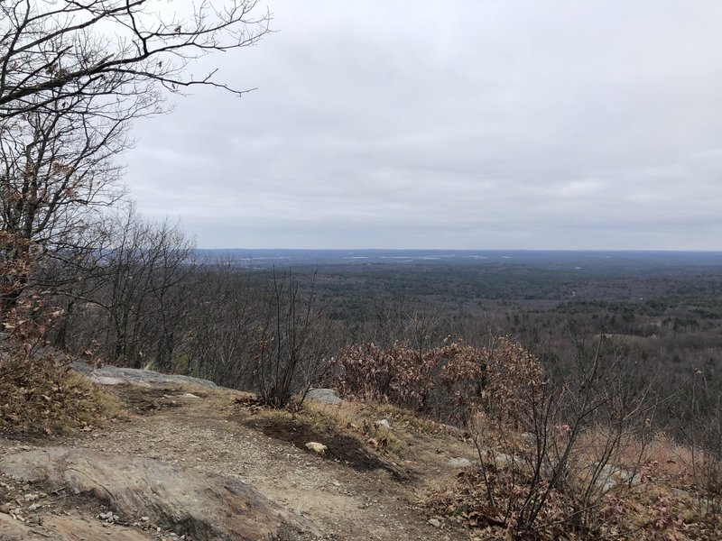 Partial view of Manchester from the Summit Trail