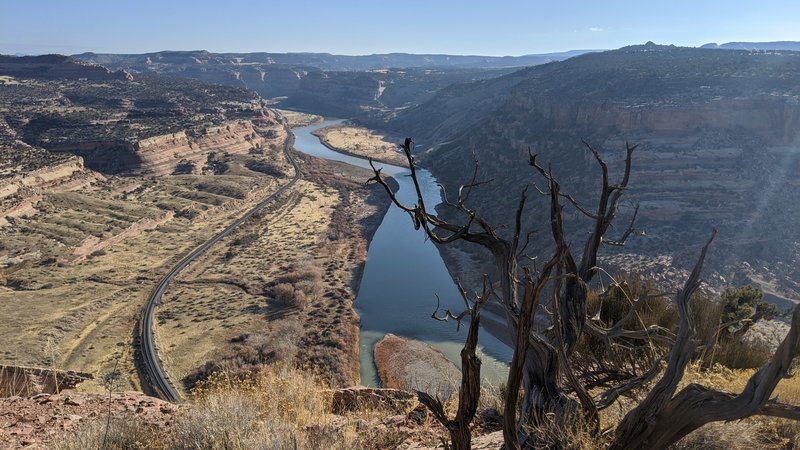 First views of the Colorado River running Joufla's Loop clockwise