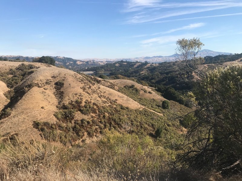 View of the Lafayette Reservoir from the Rim Trail