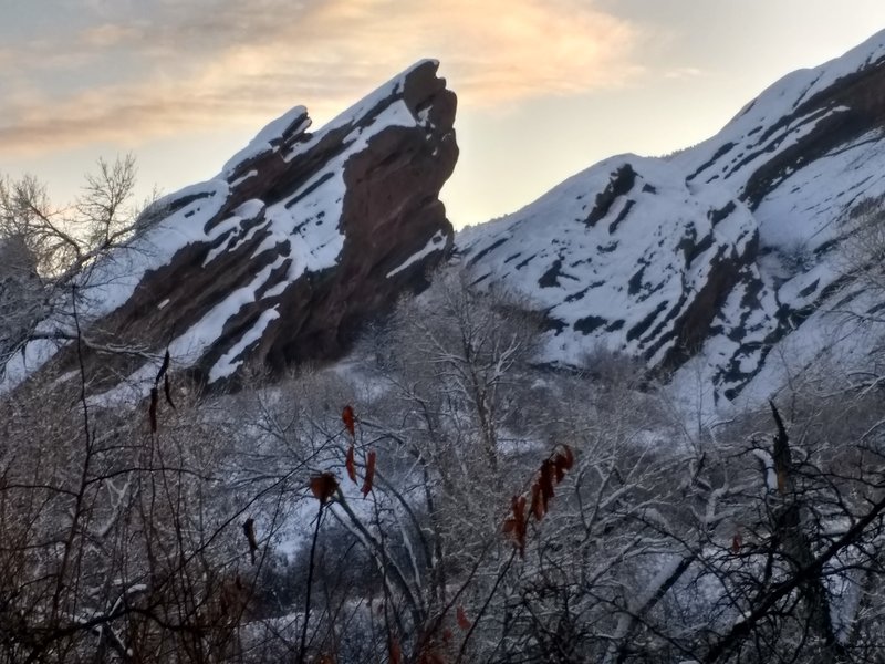 The red rocks are always gorgeous, but there's just that extra something with the snow.