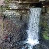 Beneath Big Creek Cave Falls