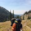 August 2016 - Looking back to Solitude Lake