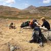 August 2016 - Lunch break above Misty Moon Lake. Looking to the West