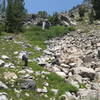 Descending the mountain by the back road