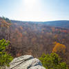 View of the main overlook on Raven Rocks.