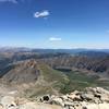 Looking back down to Kelso Mountain, a fun 13er to warm up on!