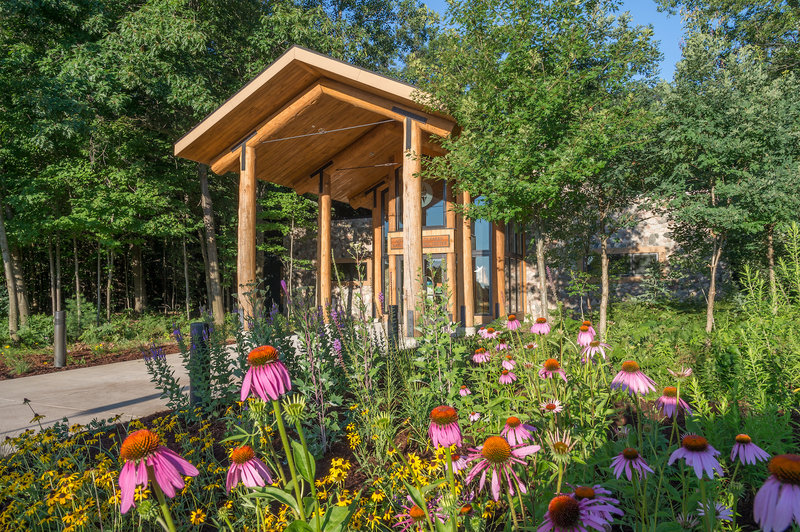 Hemlock Crossing Nature Center" by Ed Post. Photo courtesy of Ottawa County Parks & Recreation.