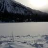 Emerald Lake and Emerald Lake Lodge in late November 2015