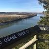 The Osage River flows in the distance!