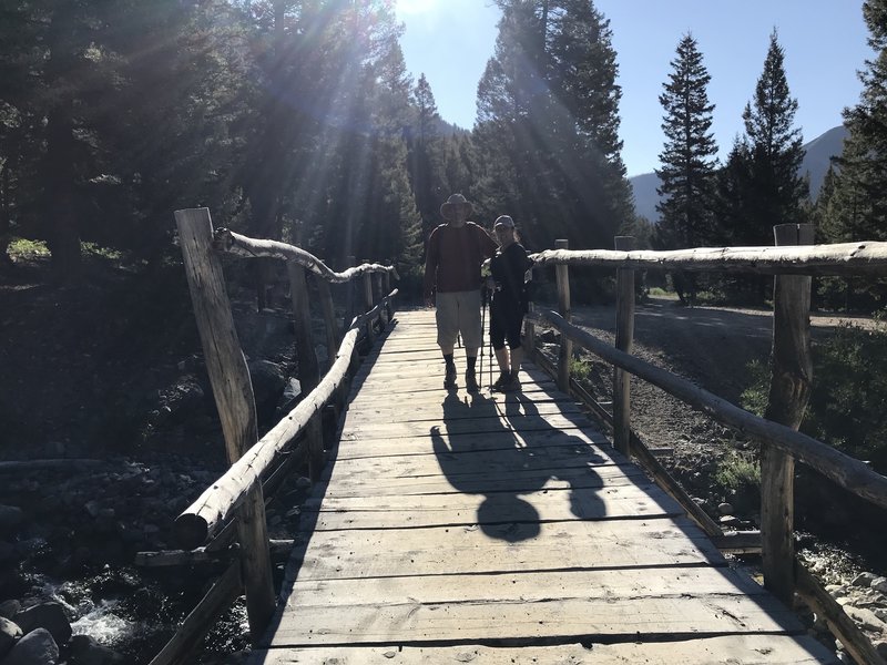 Trailhead Bridge crossing Norton Creek