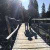 Trailhead Bridge crossing Norton Creek