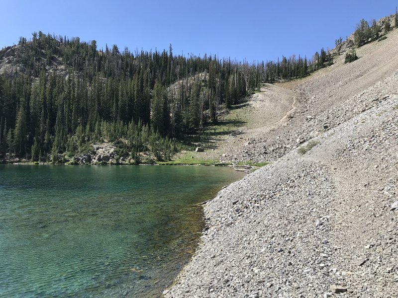 Lower Norton Lake & Scree trail up to Big Lost Lake