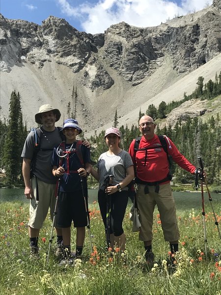 Smoky Lake & Wildflowers