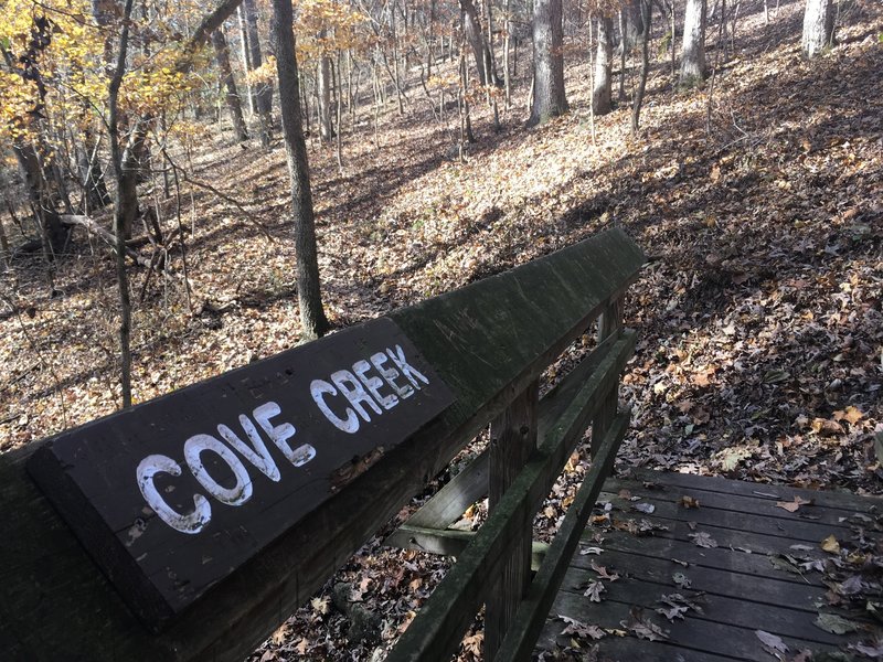 The only creek you must cross has a bridge to ensure you stay dry.