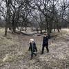 This area could be covered in water if it's rained a lot recently and you may have go to the North to walk around it. There's plenty of other animal trails to take you there.