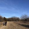 There's a big mix of natural and paved surfaces in the park