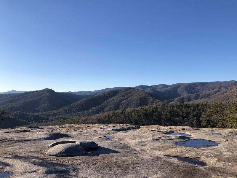 Amazing moonscape at Wolf Rock.