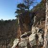 Some awesome rock formations can be seen on this upper ridge!